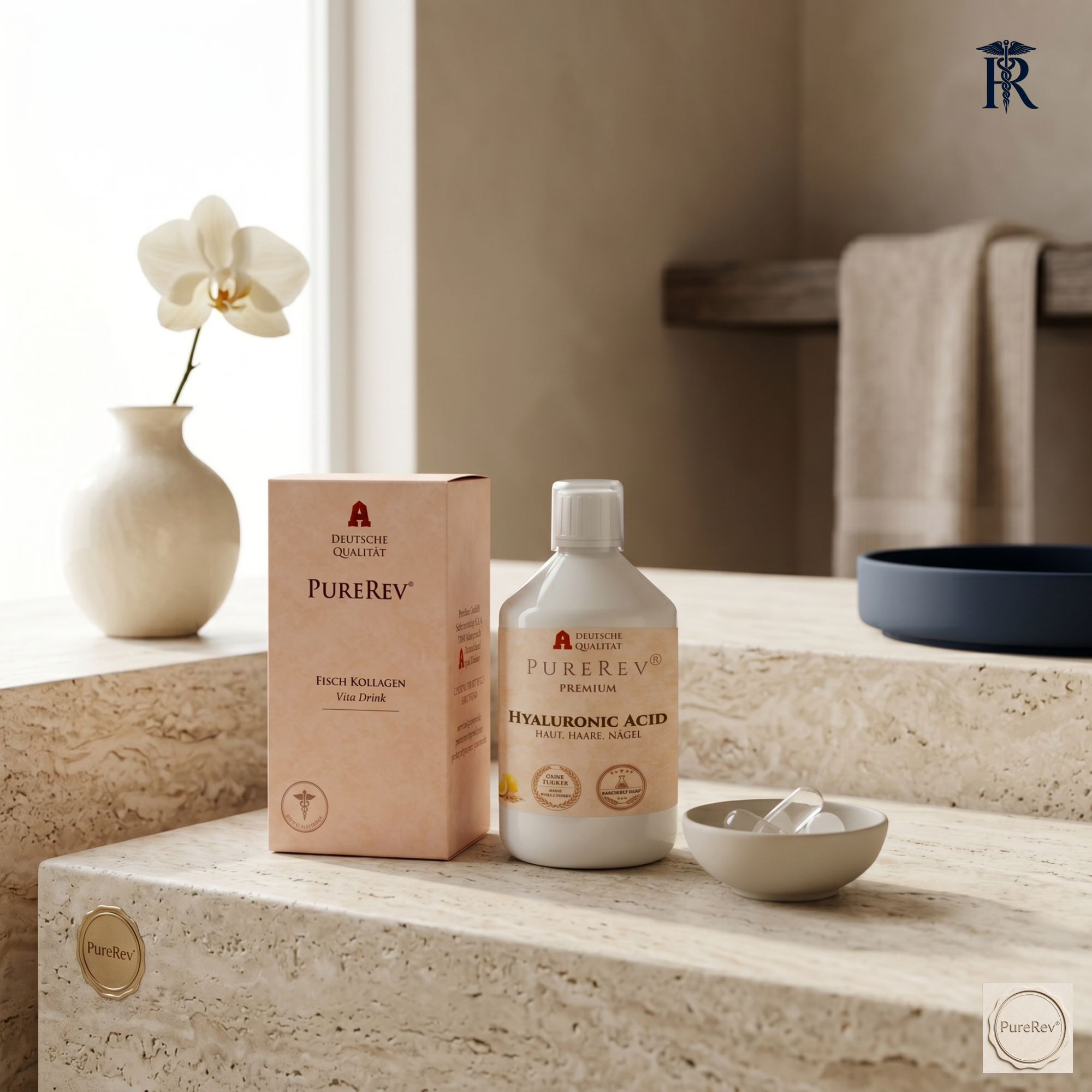 PURE REV® PREMIUM Hyaluronic Acid mit Vitamin C