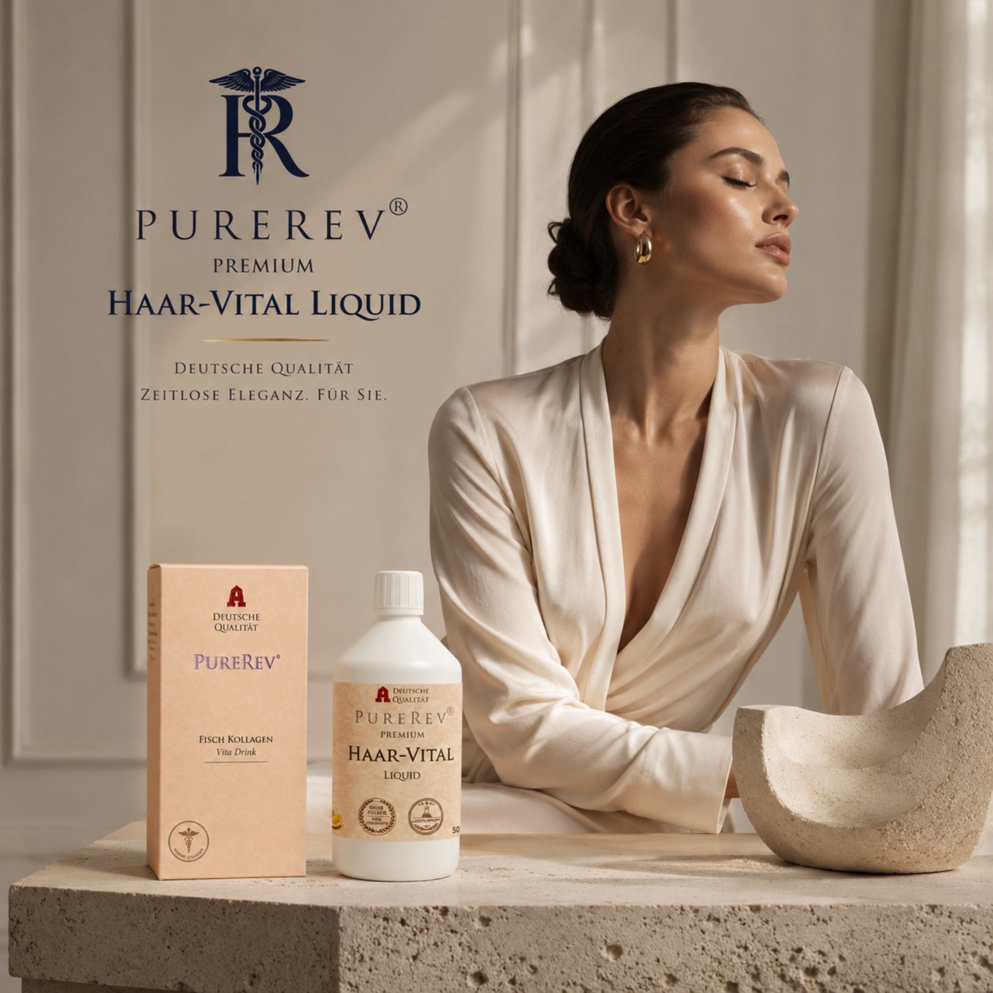 PURE REV® PREMIUM Hyaluronic Acid mit Vitamin C