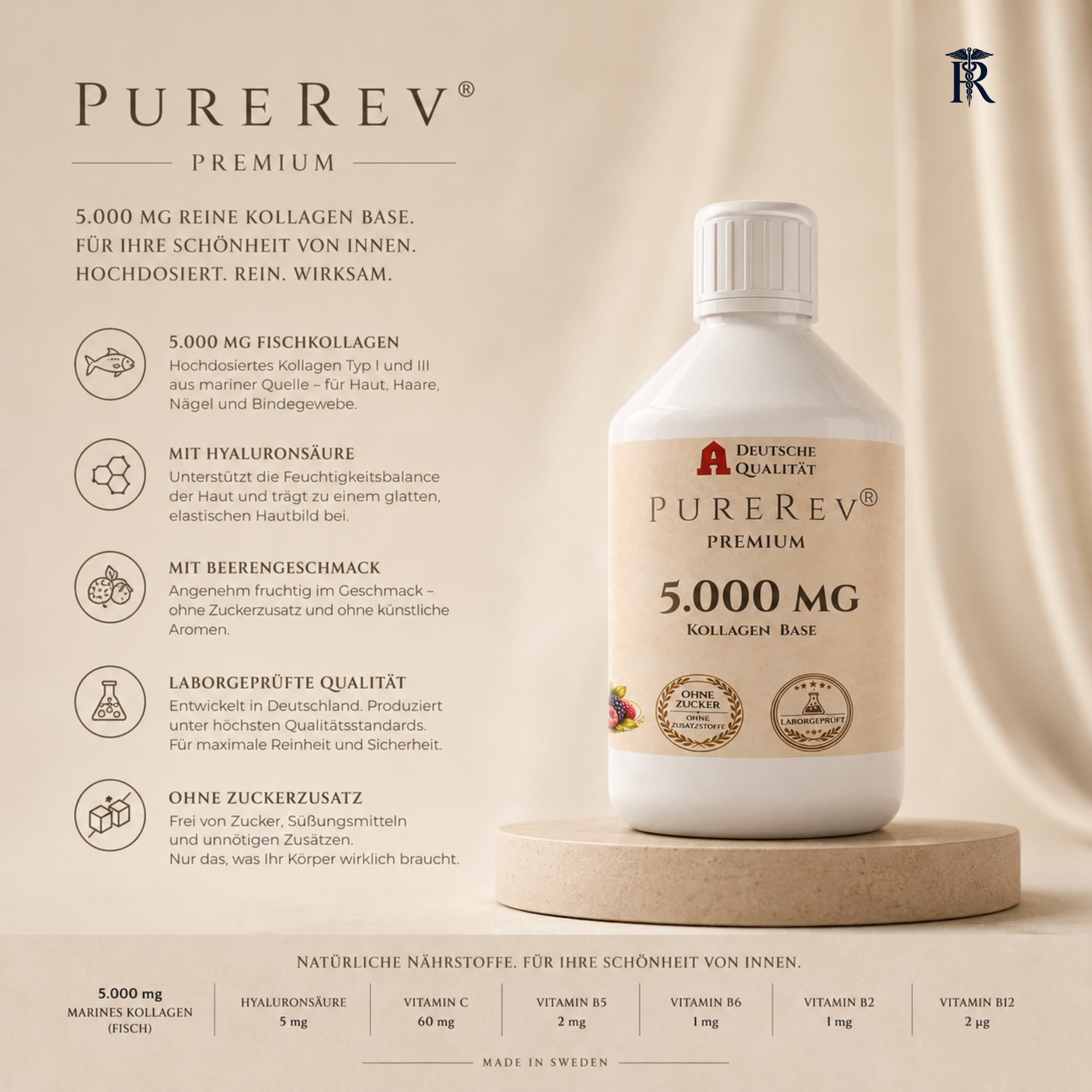 PUREREV® PREMIUM – 5.000 MG KOLLAGEN BASE