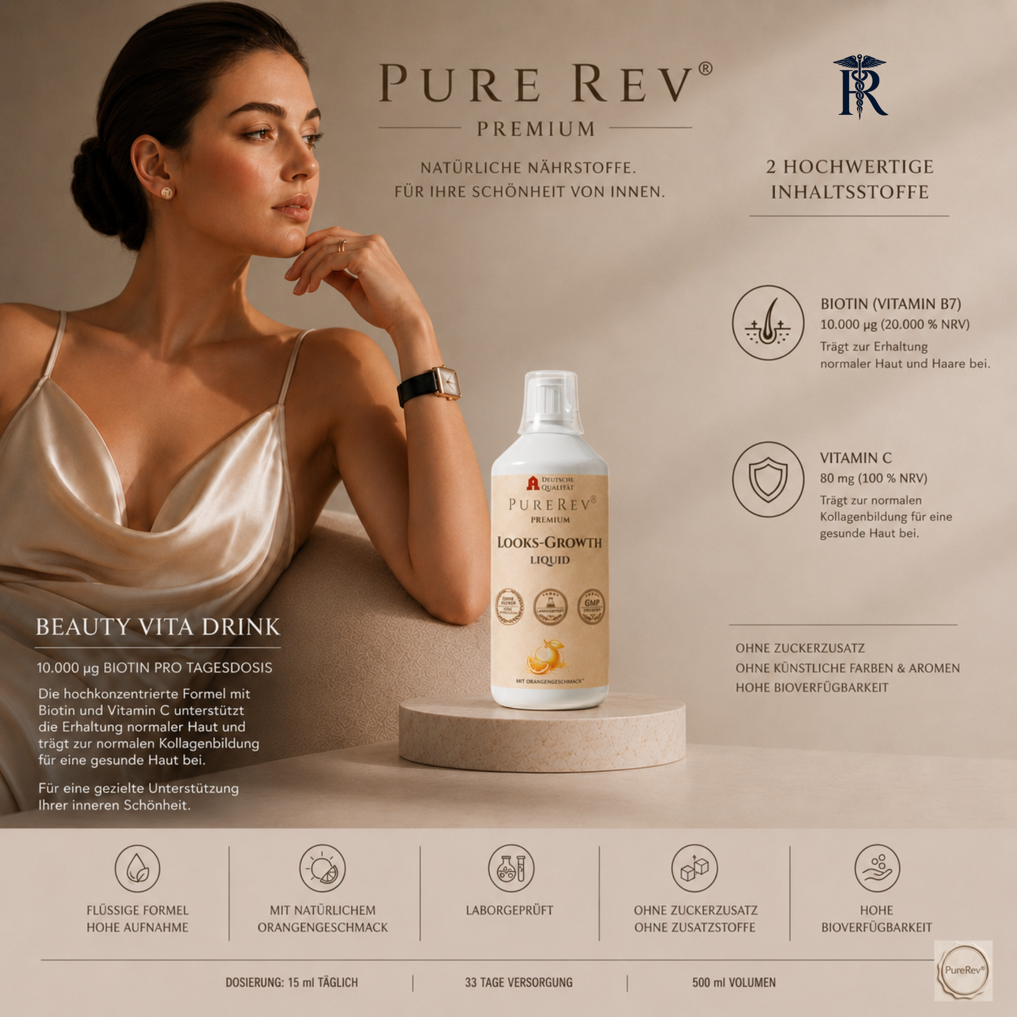 PUREREV® PREMIUM LOOKS-GROWTH LIQUID