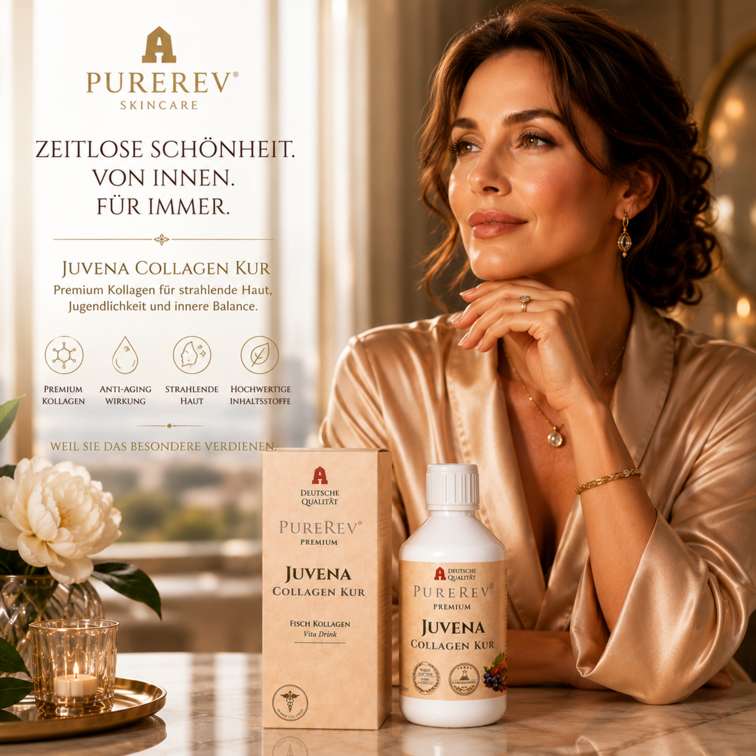 PureRev Juvena Kollagen Kur Beauty Drink 500 ml