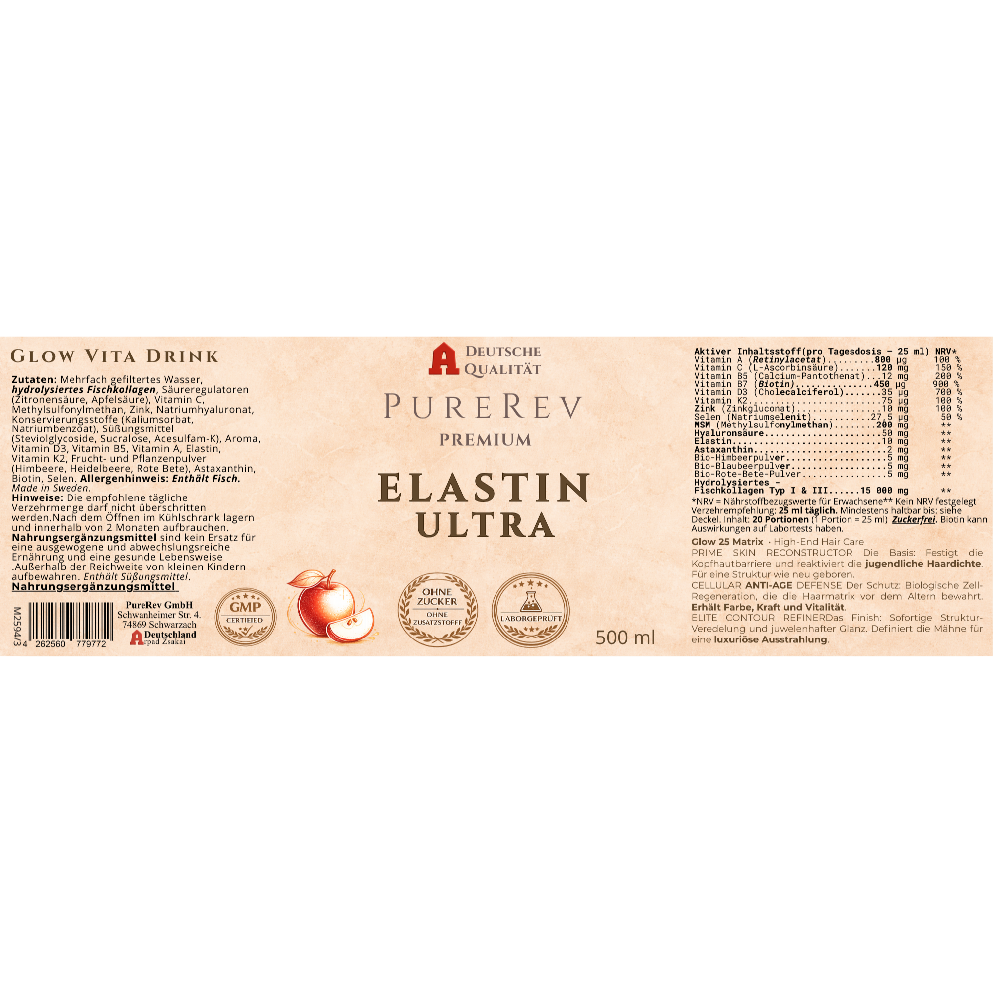 PUREREV® PREMIUM 15.000 MG KOLLAGEN FUSION