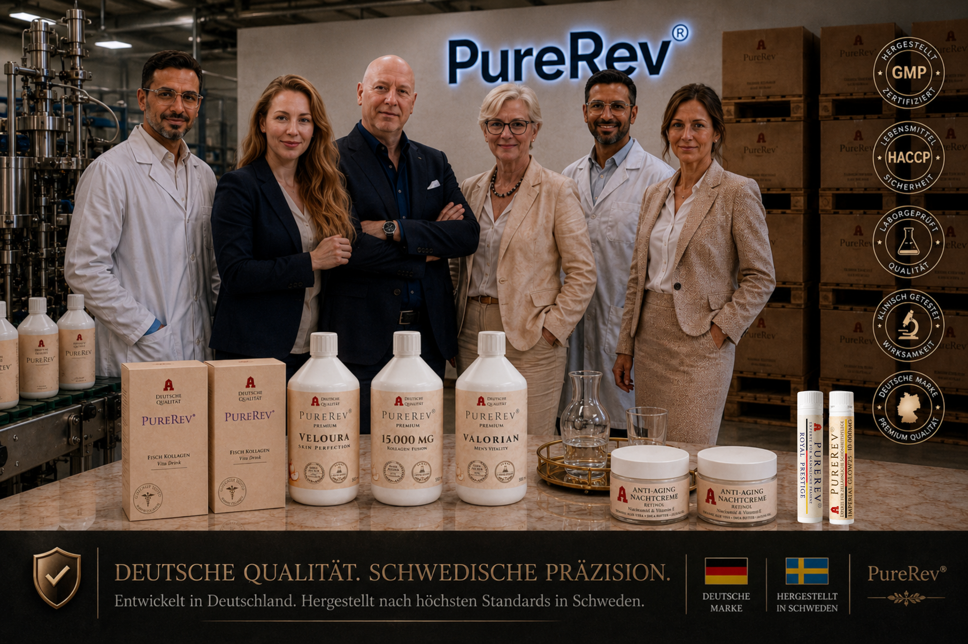 PureRev Aura Reverse Anti-Aging Kollagen Beauty Drink 500 ml