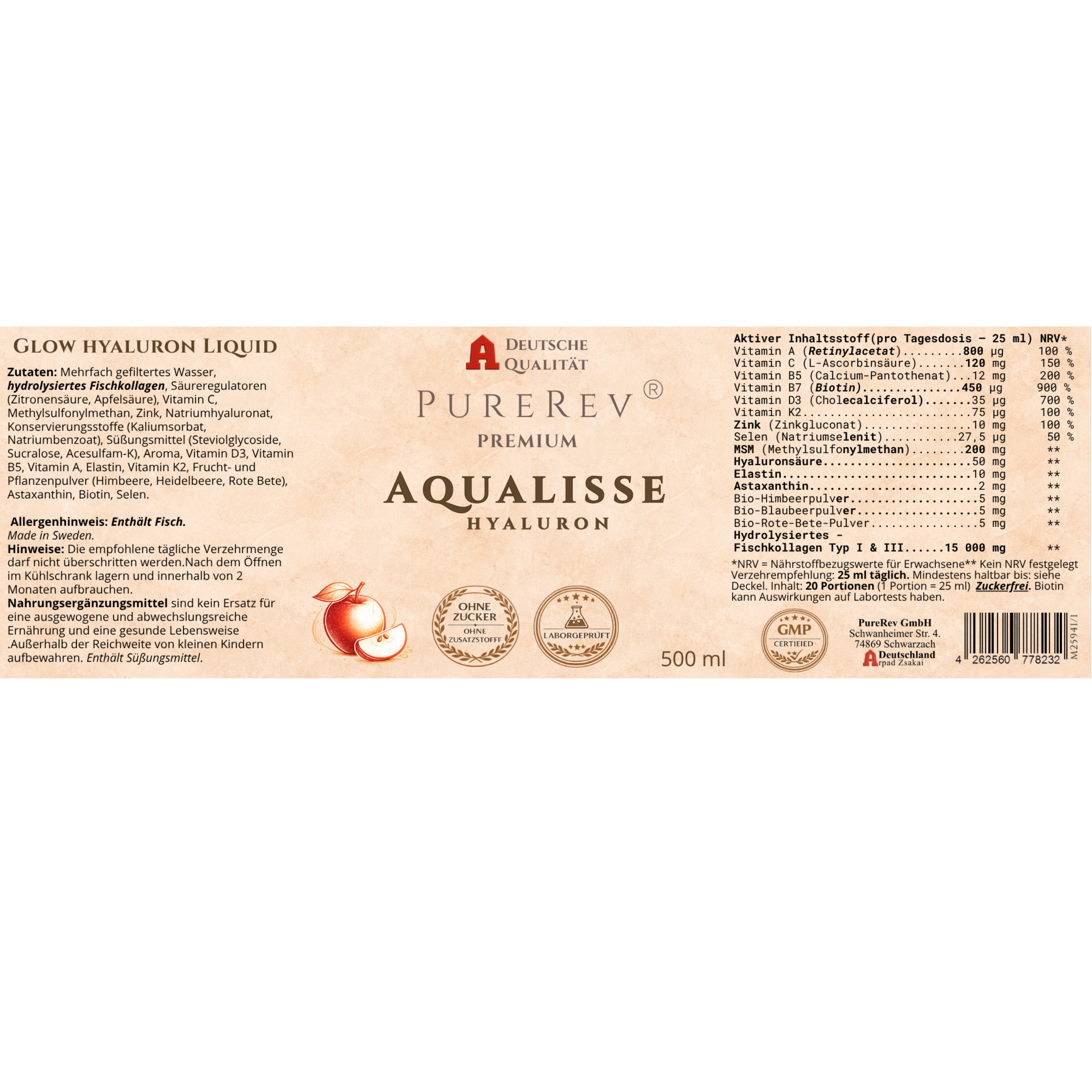 PUREREV® PREMIUM AQUALISSE HYALURON