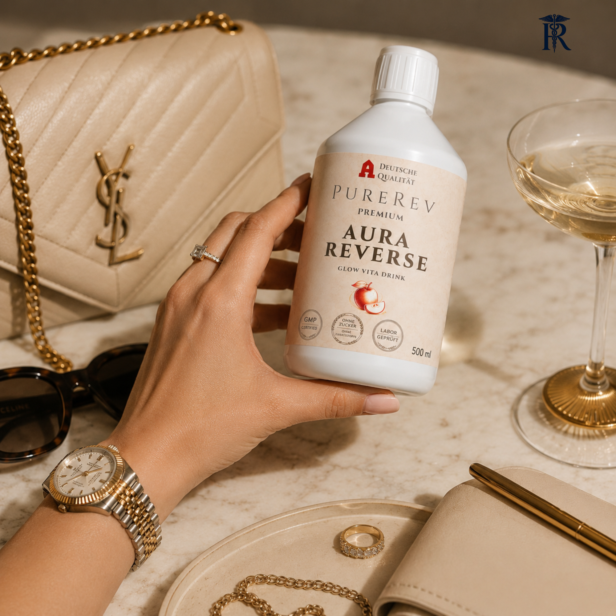 PureRev Aura Reverse Anti-Aging Kollagen Beauty Drink 500 ml