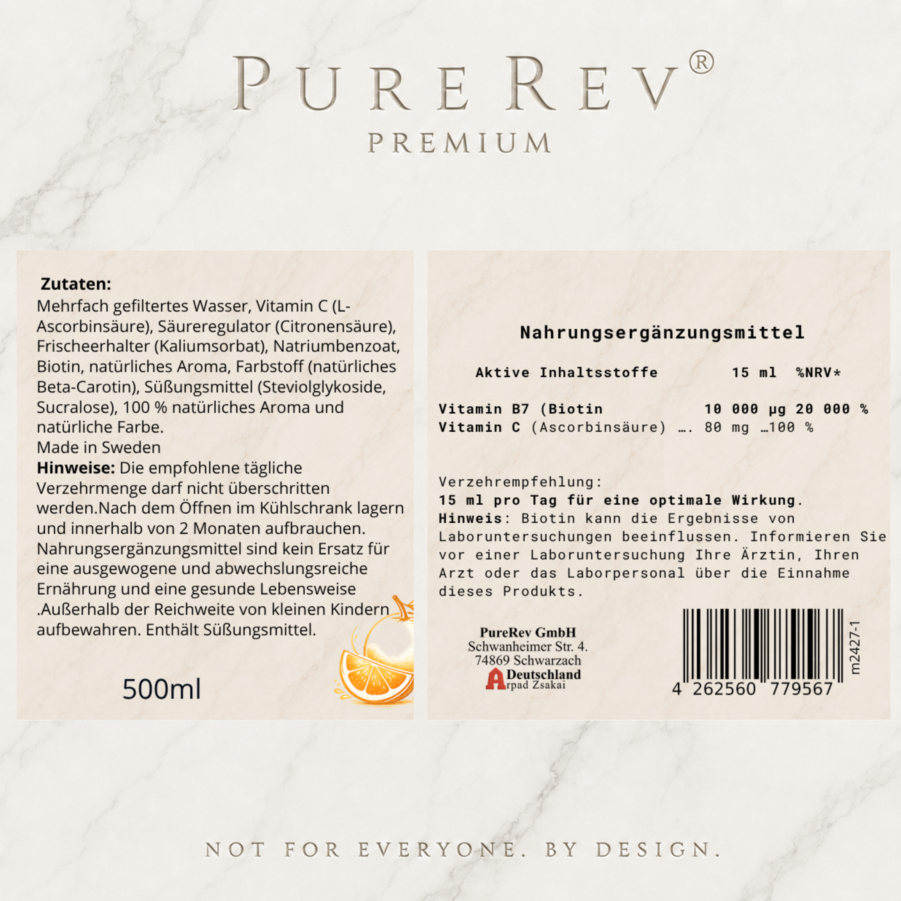 BIOTIN PURE RADIANCE mit Vitamin C