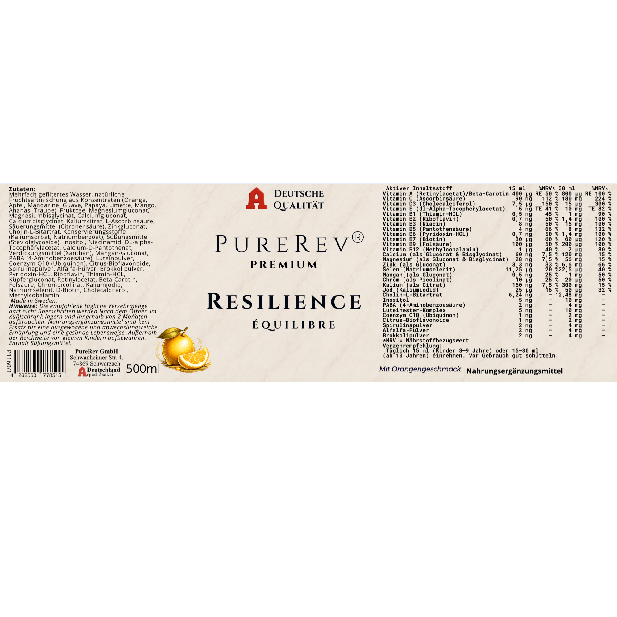 PUREREV® PREMIUM RESILIENCE ÉQUILIBRE