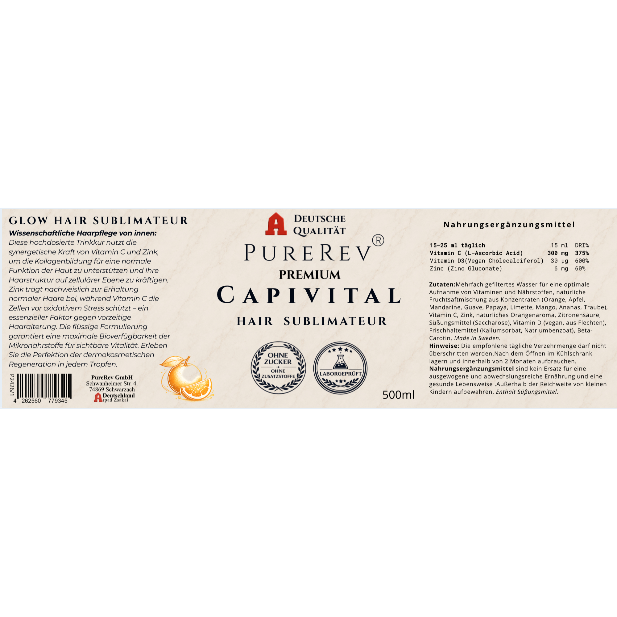 PUREREV® PREMIUM CAPIVITAL TRINKKUR