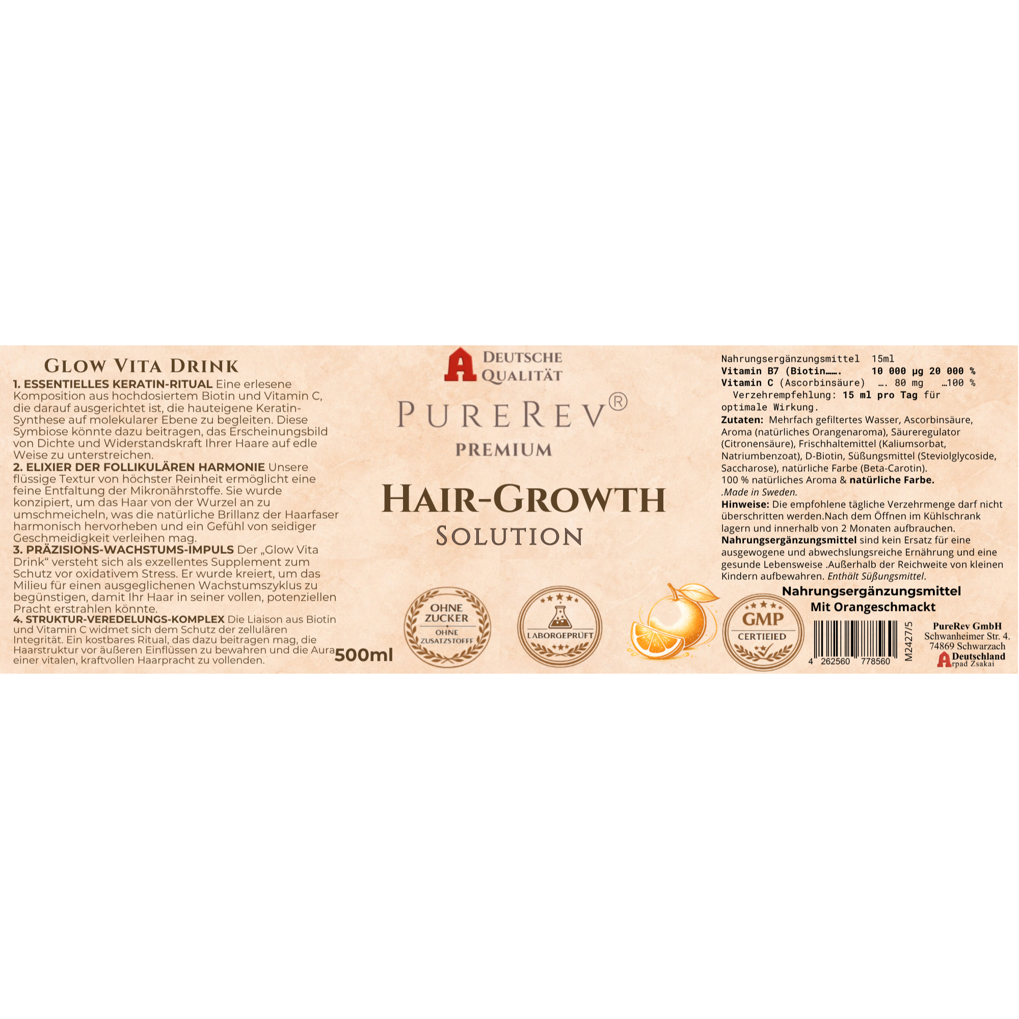 PUREREV® PREMIUM HAIR-GROWTH SOLUTION