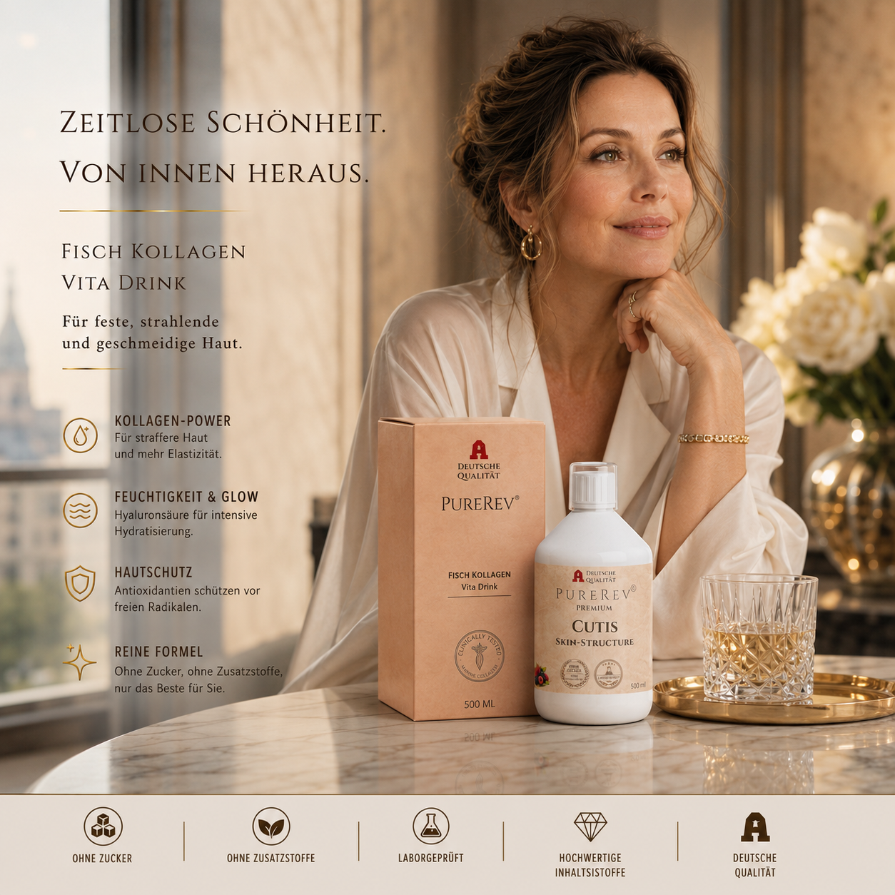 PURERev CUTIS Anti-Aging Kollagen Beauty Komplex