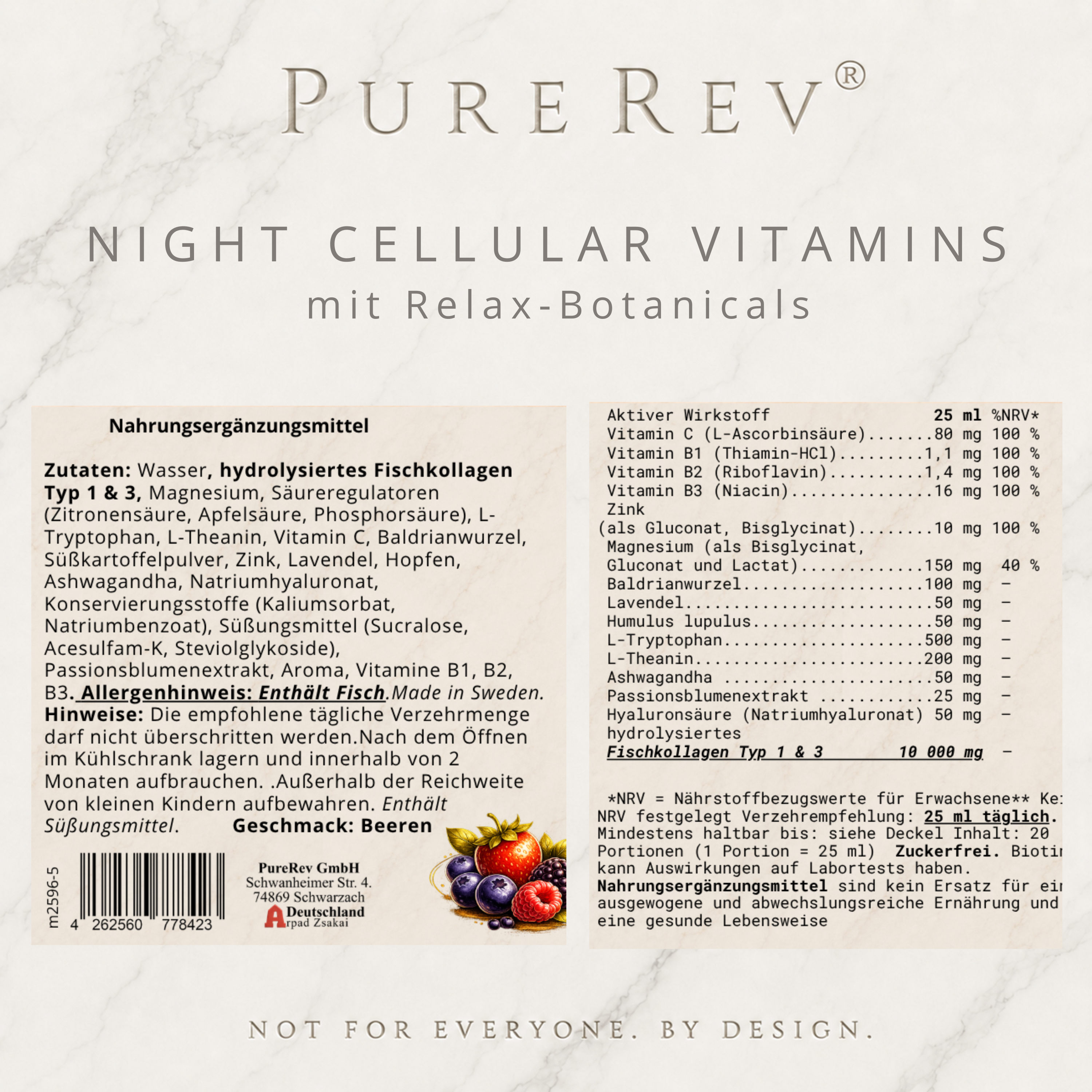 Night Cellular Vitamins mit Relax-Botanicals
