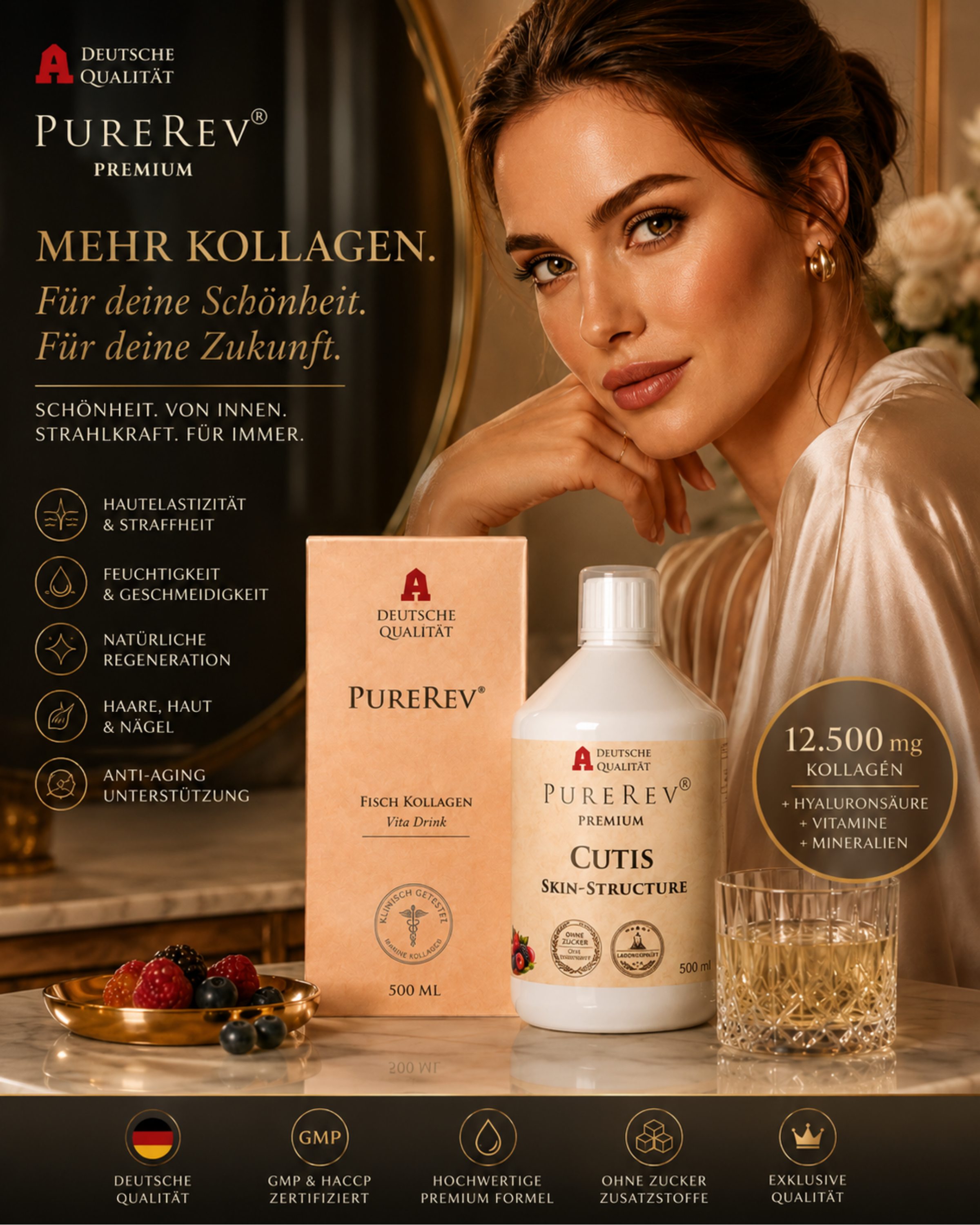 PURERev CUTIS Anti-Aging Kollagen Beauty Komplex